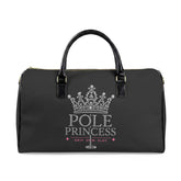 Pole Princess Crown Faux Leather Travel Bag | Pole Fitness Duffel