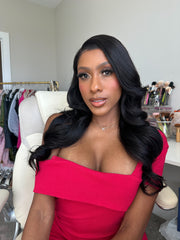 22" BODY WAVE SIDE PART CLOSURE WIG