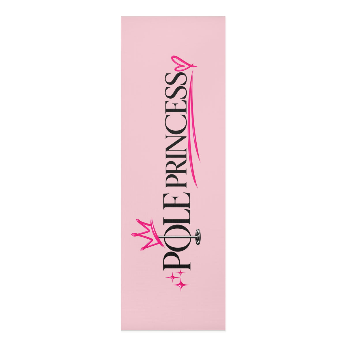Pole Princess Foam Yoga Mat | Pink pole dance design