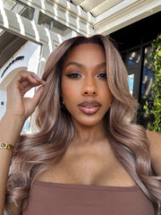 22" BLONDE BOMBSHELL CLOSURE WIG