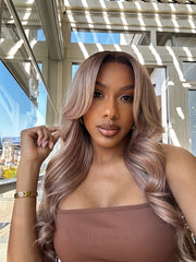 22" BLONDE BOMBSHELL CLOSURE WIG